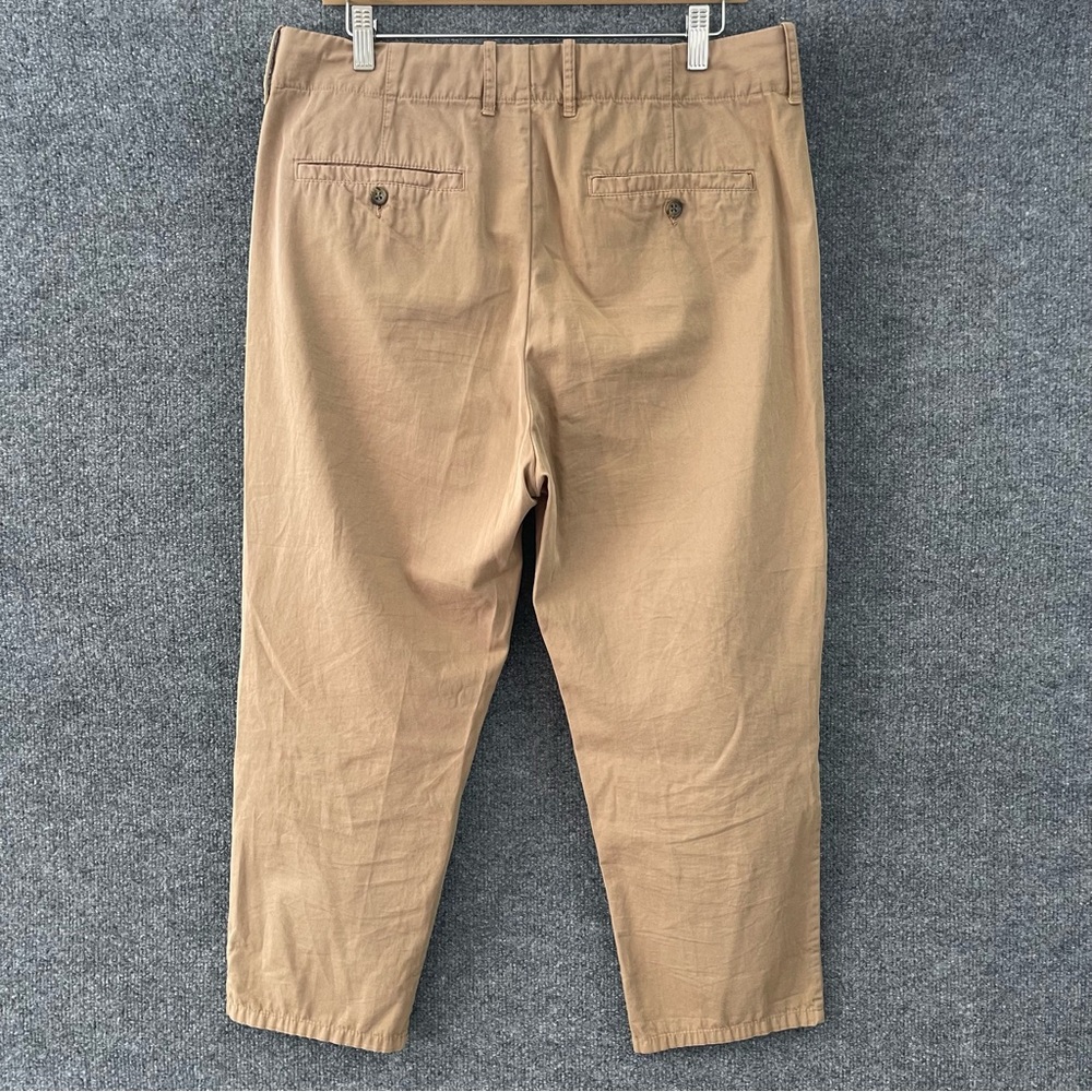 STANDARD JAMES PERSE Womens Cropped Pants Size 29 Khaki Pockets Neutral - Picture 2 of 10